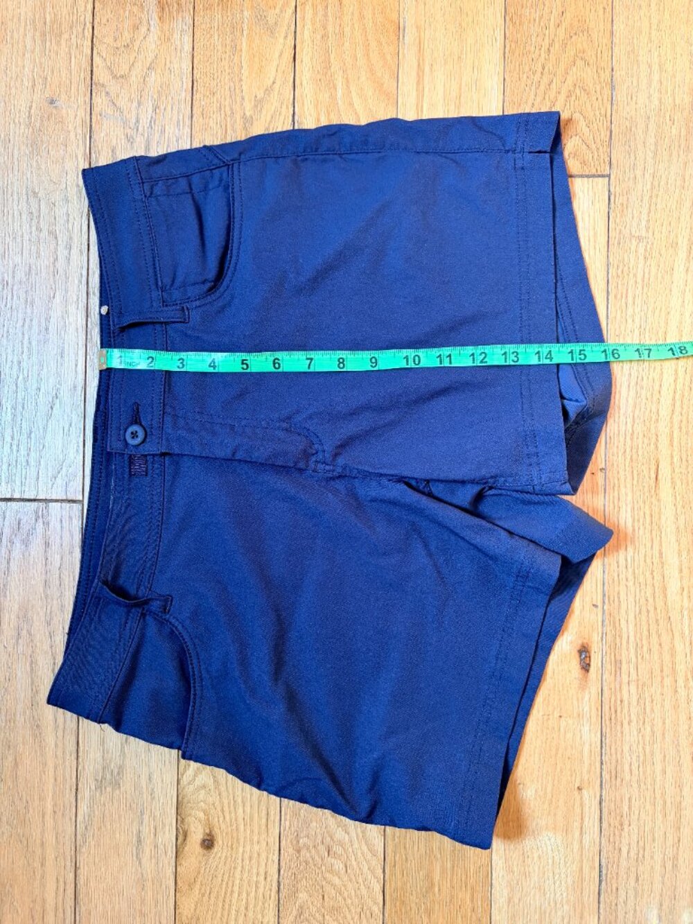 prAna Halle Shorts Women's Size 12 Navy Blue Outdoor Hiking - Picture 4 of 8